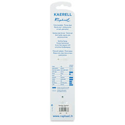 Raphael Kaerell Brush - Mixed Media Flat, Size 40, back of the packaging
