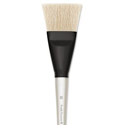 Simply Simmons XL Natural Bristle Brush - Flat, Size 50 close up