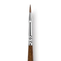 Escoda Versatil Brush - Filbert, Size 1, Long Handle close up