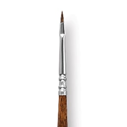 Escoda Versatil Brush - Bright, Size 0, Long Handle close up