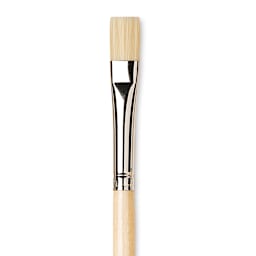 Da Vinci Chuneo Synthetic Hog Bristle Brush - Bright, Size 10 (Close-up)