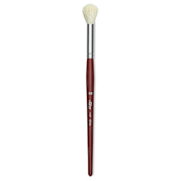 Silver Brush White Synthetic Goat Silver Mop Brush - Round, Size 10, Short Handle (full length)