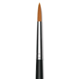 Utrecht Synthetic Sablette Round - Size 7, Short Handle, close-up