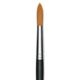 Utrecht Synthetic Sablette Round - Size 14, Short Handle, close-up