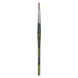Utrecht Series 6150 Synthetic Golden Taklon Watercolor Brushes - Single Round Brush shown
