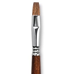 Escoda Versatil Brush - Bright, Size 12, Short Handle close up