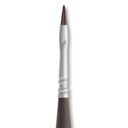 Escoda Versatil Travel Brush - Filbert, Short Handle, Size 2, close-up