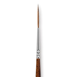 Escoda Versatil Brush - Rigger, Size 0, Short Handle close up