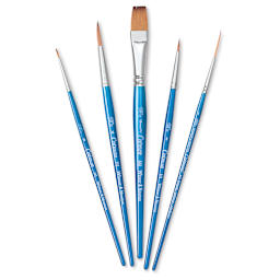 Winsor & Newton Cotman Watercolor Brush Set - Set D, Set of 5, Short Handle