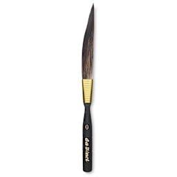 Da Vinci Casaneo Synthetic Squirrel Watercolor Brush - Sword Striper, Size 0, Short Handle, Synthetic