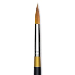 Kingart Original Gold Brush - Ultra Round, Size 10, Short Handle (close-up)