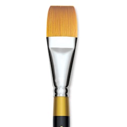 Kingart Original Gold Brush - Wash, Size 1'', Short Handle (close-up)