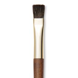 Isabey Vintage Siberian Blue Squirrel Brush - Flat, Size 4