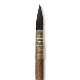 Isabey Vintage Siberian Blue Squirrel Brush - Quill Mop, Size 1
