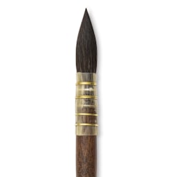 Isabey Vintage Siberian Blue Squirrel Brush - Quill Mop, Size 3