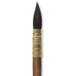 Isabey Vintage Siberian Blue Squirrel Brush - Quill Mop, Size 4