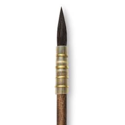Isabey Vintage Siberian Blue Squirrel Brush - Quill Mop, Size 2/0