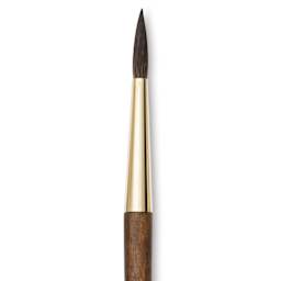 Isabey Vintage Siberian Blue Squirrel Brush - Round, Size 8