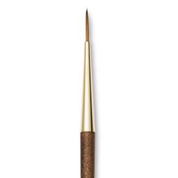 Isabey Vintage Isaqua Synthetic Brush - Long Round, Size 4, Short Handle