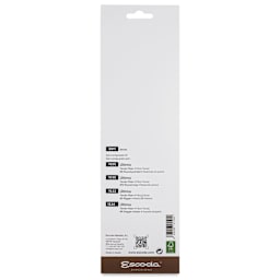Escoda Último Synthetic Squirrel Brushes - Series 8911 Assorted, Set of 4, back of the packaging