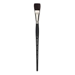 Escoda Último Synthetic Squirrel Brush - Flat Wash, Size 3/4"
