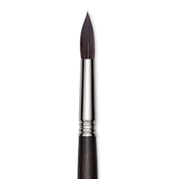Escoda Último Synthetic Squirrel Brush - Round, Size 14 (close-up)
