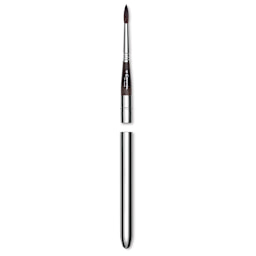 Escoda Último Synthetic Squirrel Brush - Travel Round, Size 6 (handle separated from cap)