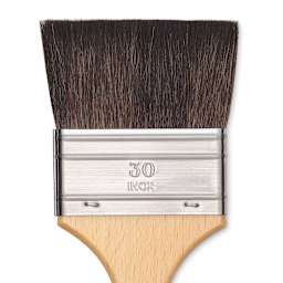 Escoda Último Synthetic Squirrel Brush - Mottler, Size 30 (close-up)