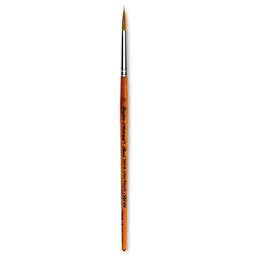 Silver Brush Golden Natural Brush - Ultra Round, Short Handle, Size 12 (full brush)