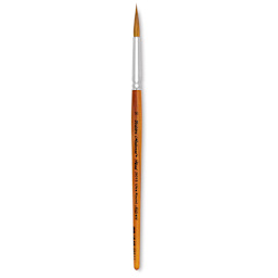 Silver Brush Golden Natural Brush - Ultra Round, Short Handle, Size 16