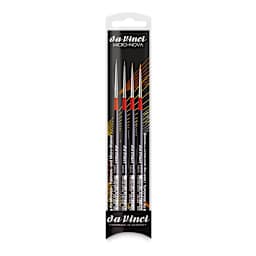 Da Vinci Micro Nova Synthetic Brushes - Round, Set of 4, front of the packaging