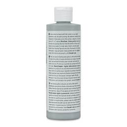 DecoArt Fluid Art Ready-To-Pour Acrylic - Grey, 8 oz Bottle (Back)