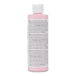 DecoArt Fluid Art Ready-To-Pour Acrylic - Pink, 8 oz Bottle (Back)