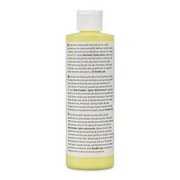 DecoArt Fluid Art Ready-To-Pour Acrylic - Lemon, 8 oz Bottle (Back)