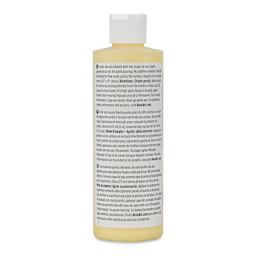 DecoArt Fluid Art Ready-To-Pour Acrylic - Sun Gold, 8 oz Bottle (Back)