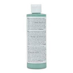 DecoArt Fluid Art Ready-To-Pour Acrylic - Dusty Aqua, 8 oz Bottle (Back)