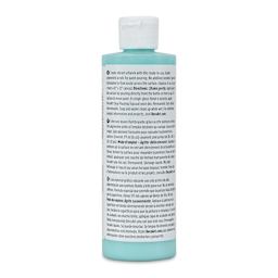 DecoArt Fluid Art Ready-To-Pour Acrylic - Ocean Blue, 8 oz Bottle (Back)