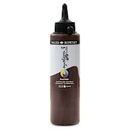 Daler-Rowney System3 Fluid Acrylic - Burnt Umber, 250 ml