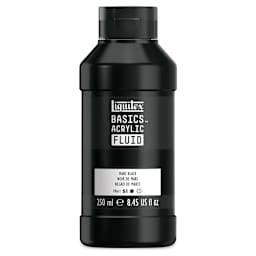 Liquitex Basics Acrylic Fluid Paint - Mars Black, 250 ml