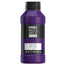 Liquitex Basics Acrylic Fluid Paint - Dioxazine Purple, 250 ml
