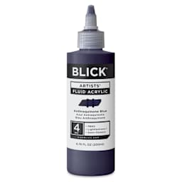 Blick Artists’ Fluid Acrylic - Anthraquinone Blue, 200 ml