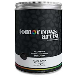 Tomorrow's Artist Eco-Friendly Heavy Body Acrylic Paint - Agate Black, 250 ml