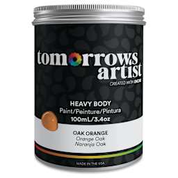 Tomorrow's Artist Eco-Friendly Heavy Body Acrylic Paint - Oak Orange, 100 ml