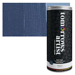 Tomorrow's Artist Eco-Friendly Heavy Body Acrylic Paint - Bluebird Blue, 1 L jar and swatch
