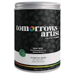 Tomorrow's Artist Eco-Friendly Heavy Body Acrylic Paint - Glennerye Green, 500 ml