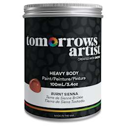 Tomorrow's Artist Eco-Friendly Heavy Body Acrylic Paint - Burnt Sienna, 100 ml