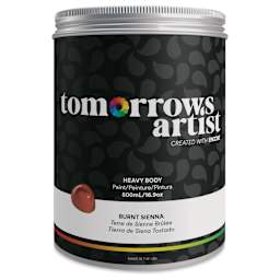 Tomorrow's Artist Eco-Friendly Heavy Body Acrylic Paint - Burnt Sienna, 500 ml