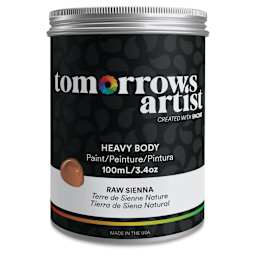 Tomorrow's Artist Eco-Friendly Heavy Body Acrylic Paint - Raw Sienna, 100 ml
