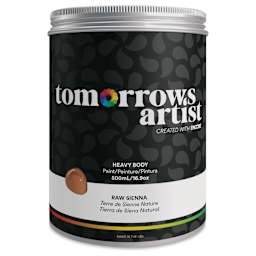 Tomorrow's Artist Eco-Friendly Heavy Body Acrylic Paint - Raw Sienna, 500 ml