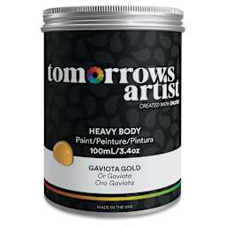 Tomorrow's Artist Eco-Friendly Heavy Body Acrylic Paint - Gaviota Gold, 100 ml